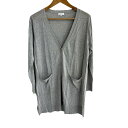 【中古】MACKINTOSH PHILOSOPHY(マッキントッシュフィロソフィー) カーディガン 長袖/ロング丈 ライトグレー