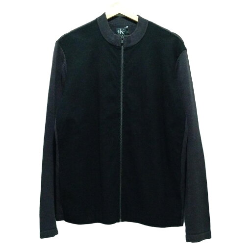 【中古】CalvinKlein(カルバンクライン) ブルゾン 長袖/秋/春 黒×ダークグレー 【中古】CalvinKlein(カルバンクライン) ブルゾン 長袖/秋/春 黒×ダークグレー