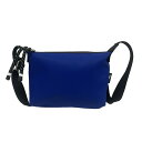 【中古】LONGCHAMP(ロンシャン) ショルダーバッグ ミニバッグ ブルー×黒×白