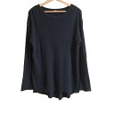 【中古】DEUXIEME CLASSE(ドゥーズィエム) 長袖カットソー クルーネック 黒