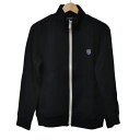 【中古】BLACK LABEL CRESTBRIDGE(ブラックレーベルクレストブリッジ) ジャージ 長袖/ジップアップ 黒×白