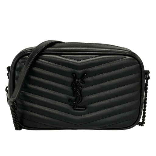【中古】SAINT LAURENT PARIS(サンローランパリ) ルーミニバッグ ショルダーバッグ チェーンショルダー 黒 レザー 【中古】SAINT LAURENT PARIS(サンローランパリ) ルーミニバッグ ショルダーバッグ チェーンショルダー 黒 レザー