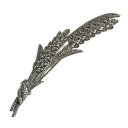 【新着】【中古】SWAROVSKI(スワロフスキー) ブローチ シルバー