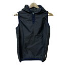 【中古】AIGLE(エーグル) ベスト ダークグレー×ネイビー