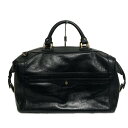 【新着】【中古】GOLD PFEIL(ゴールドファイル) ボストンバッグ 本体ロックあり 黒 レザー