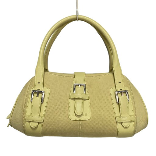 【中古】LOEWE(ロエベ) センダ ハンドバッグ ライトイエロー レザー 【中古】LOEWE(ロエベ) センダ ハンドバッグ ライトイエロー レザー