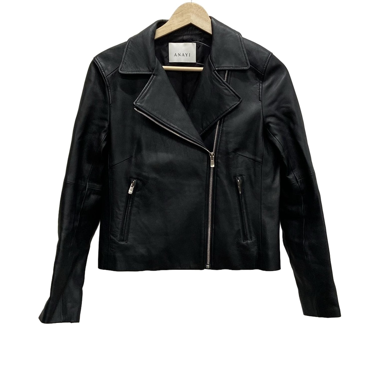 【美品】ANAYI ライダースジャケット レディース 38号 4302 楽天市場】anayi ライダース 38の通販