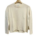 【中古】MACKINTOSH PHILOSOPHY(マッキントッシュフィロソフィー) 長袖セーター クルーネック アイボリー