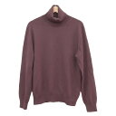 【中古】Cruciani(クルチアーニ) 長袖セーター タートルネック/カシミヤ パープル