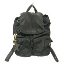 【中古】SEE BY CHLOE(シーバイクロエ) リュックサック 黒 レザー