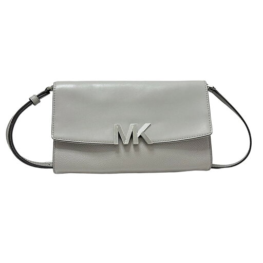 【中古】MICHAEL KORS(マイケルコース) ショルダーバッグ ストラップ着脱可 グレーベージュ レザー 【中古】MICHAEL KORS(マイケルコース) ショルダーバッグ ストラップ着脱可 グレーベージュ レザー
