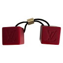 【中古】LOUIS VUITTON(ルイヴィトン) ヘアキューブ アクセサリー ヘアゴム ボルドー