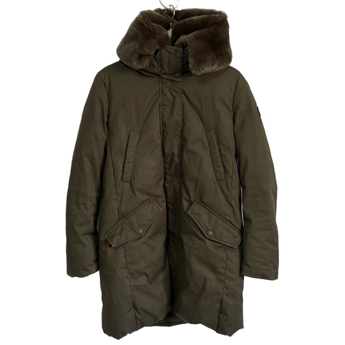 【中古】WOOLRICH(ウールリッチ) ダウンコート 長袖/ジップアップ/冬 カーキ