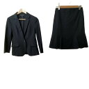 【中古】UNTITLED(アンタイトル) スカートスーツ 黒