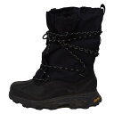 【中古】UGG(アグ) メトロピーク ショートブーツ 黒 レザー