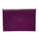 【中古】HERMES(エルメス) カルヴィ カードケース アネモネ(4)