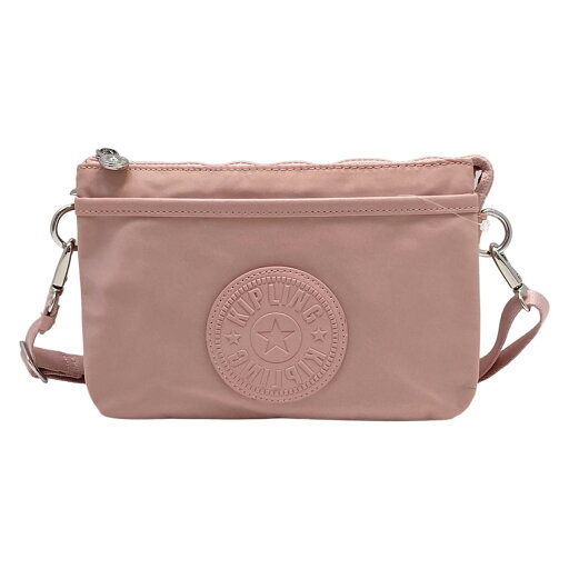 【中古】Kipling(キプリング) ショルダーバッグ ストラップ着脱可 ライトピンク 【中古】Kipling(キプリング) ショルダーバッグ ストラップ着脱可 ライトピンク