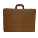 【中古】GUCCI(グッチ) オールドグッチ アタッシュケース 本体ロックナンバー ブラウン レザー