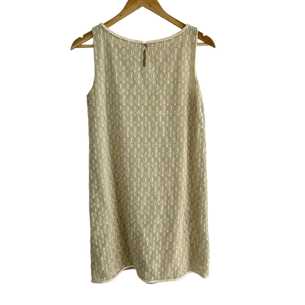 【中古】UNTITLED(アンタイトル) ワンピース クルーネック/ノースリーブ/ひざ丈/レース アイボリー