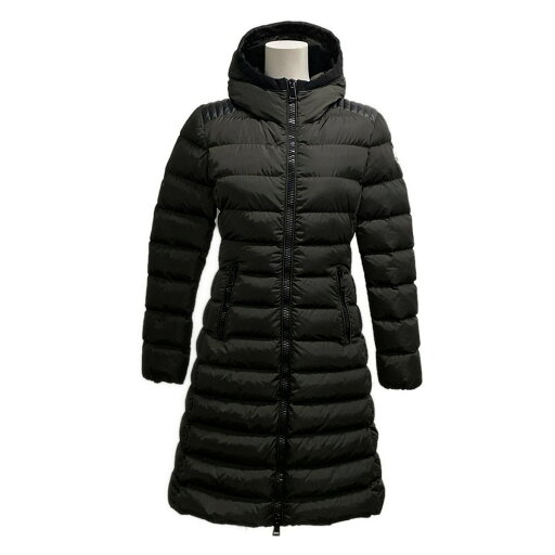 【中古】MONCLER(モンクレール) TALEVE(タレヴ) ダウンコート 長袖/ジップアップ/冬 ダークグレー×黒 ダウン 【中古】MONCLER(モンクレール) TALEVE(タレヴ) ダウンコート 長袖/ジップアップ/冬 ダークグレー×黒 ダウン