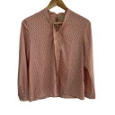 【中古】UNITED ARROWS(ユナイテッドアローズ) 長袖カットソー ベージュ×ピンク×アイボリー