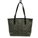 【新着】【中古】COACH(コーチ) ショルダーバッグ アイボリー×グレーベージュ×黒 レザー