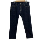 【新着】【中古】DSQUARED2(ディースクエアード) ジーンズ フルレングス/ボタンフライ ネイビー(4)