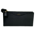 【中古】Anya Hindmarch(アニヤハインドマーチ) 長財布 黒 レザー(4)