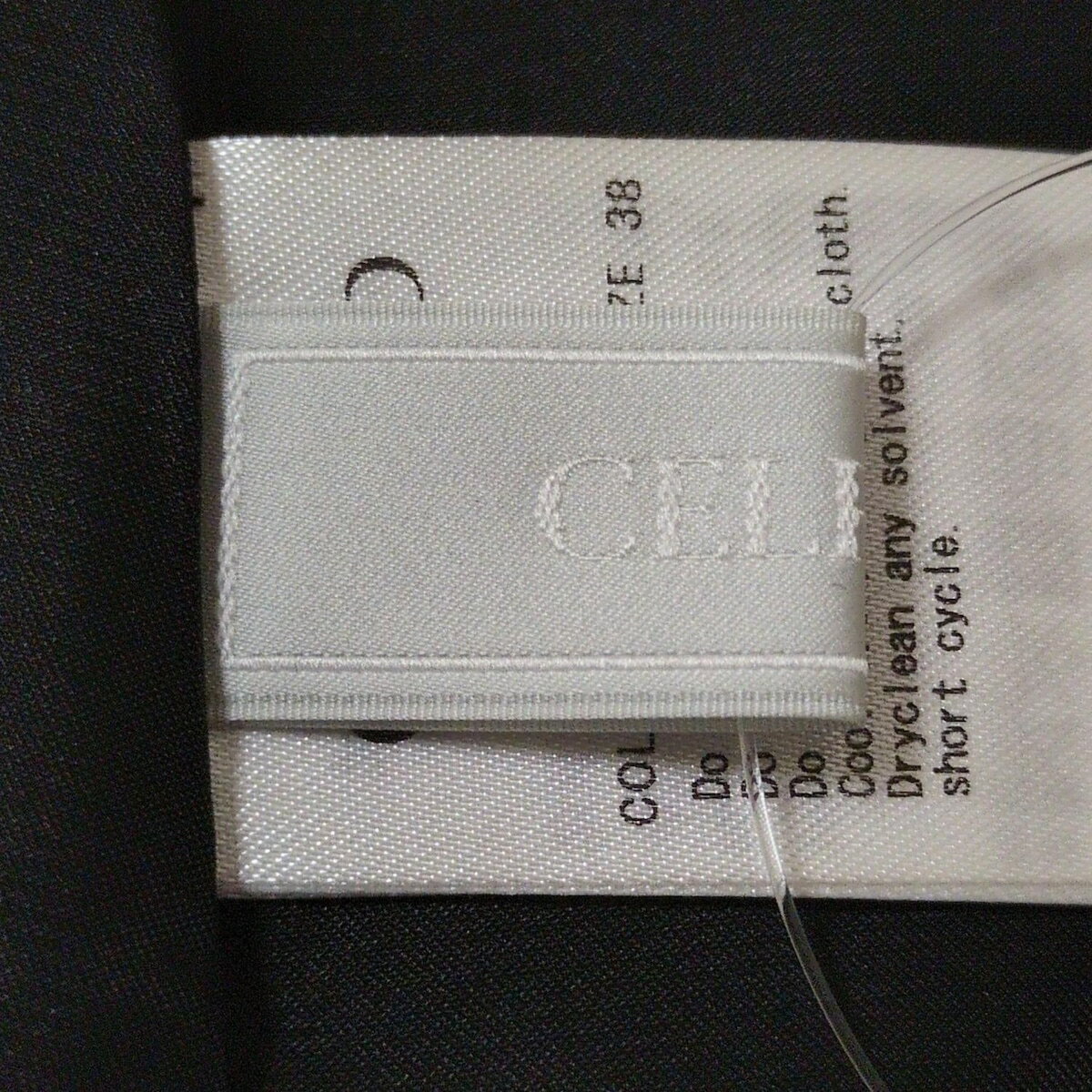 【中古】CELFORD(セルフォード) ワンピース Vネック/ノースリーブ/ロング/リボン 黒