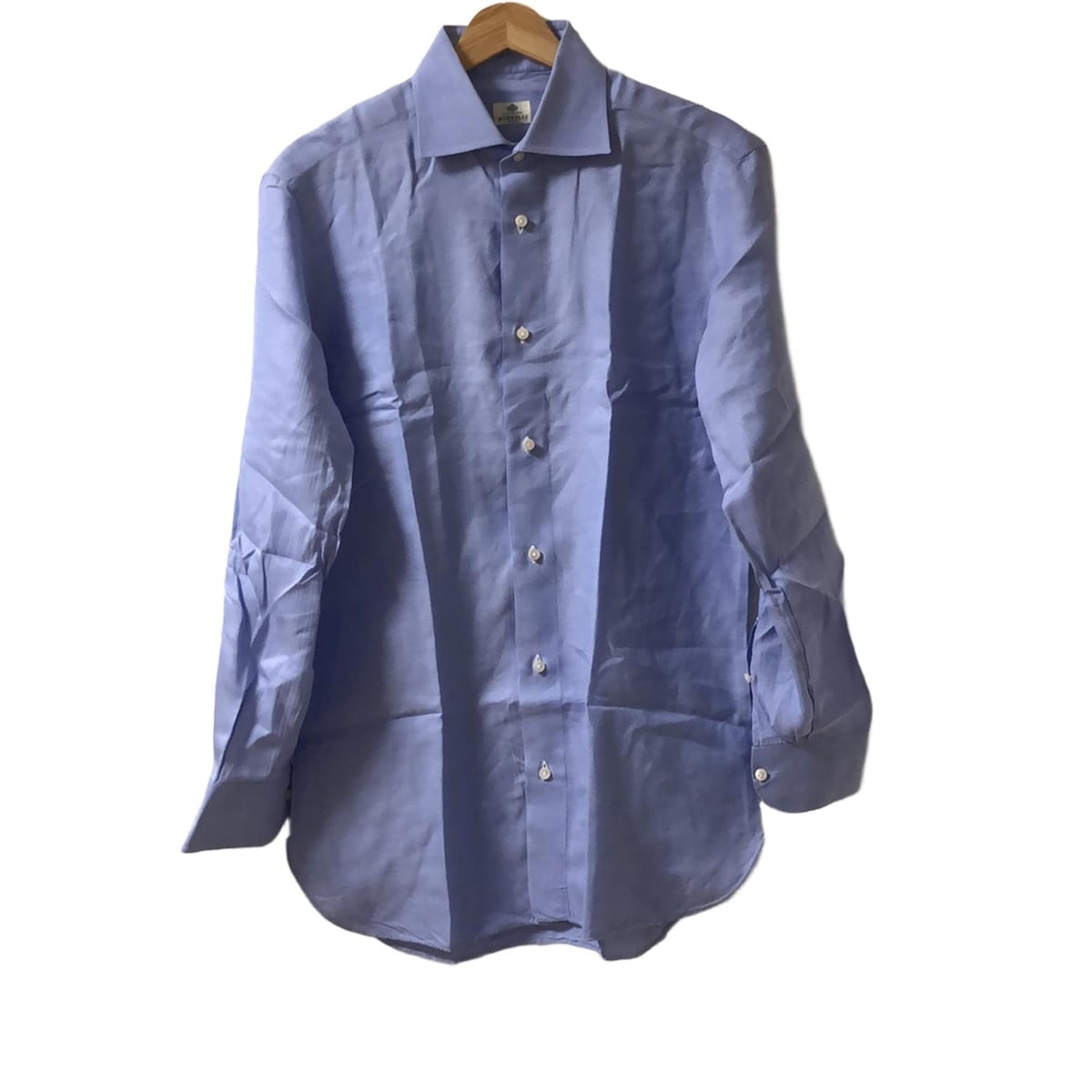 【中古】BORRELLI(ボレリ) 長袖シャツ ライトブルー