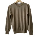 【中古】SLOANE(スローン) 長袖セーター クルーネック/カシミヤ ベージュ
