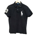 【新着】【中古】POLObyRalphLauren(ポロラルフローレン) ビッグポニー 半袖ポロシャツ 黒(4)