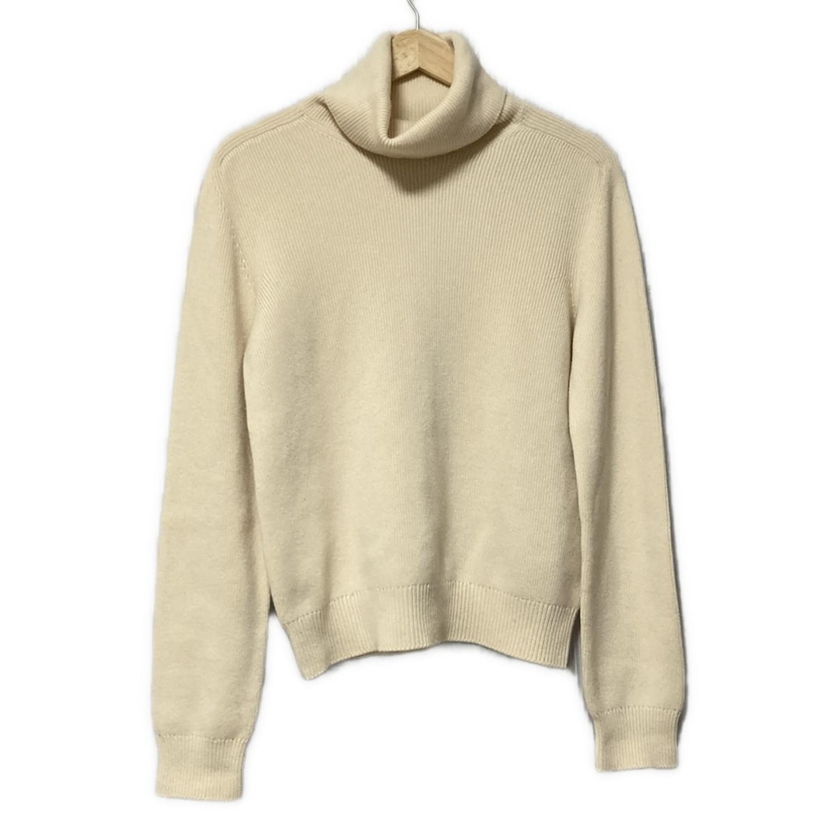 【中古】SAINT LAURENT PARIS(サンローランパリ) 長袖セーター タートルネック/カシミヤ アイボリー