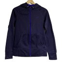 【中古】NIKE(ナイキ) パーカー 長袖/ジップアップ パープル