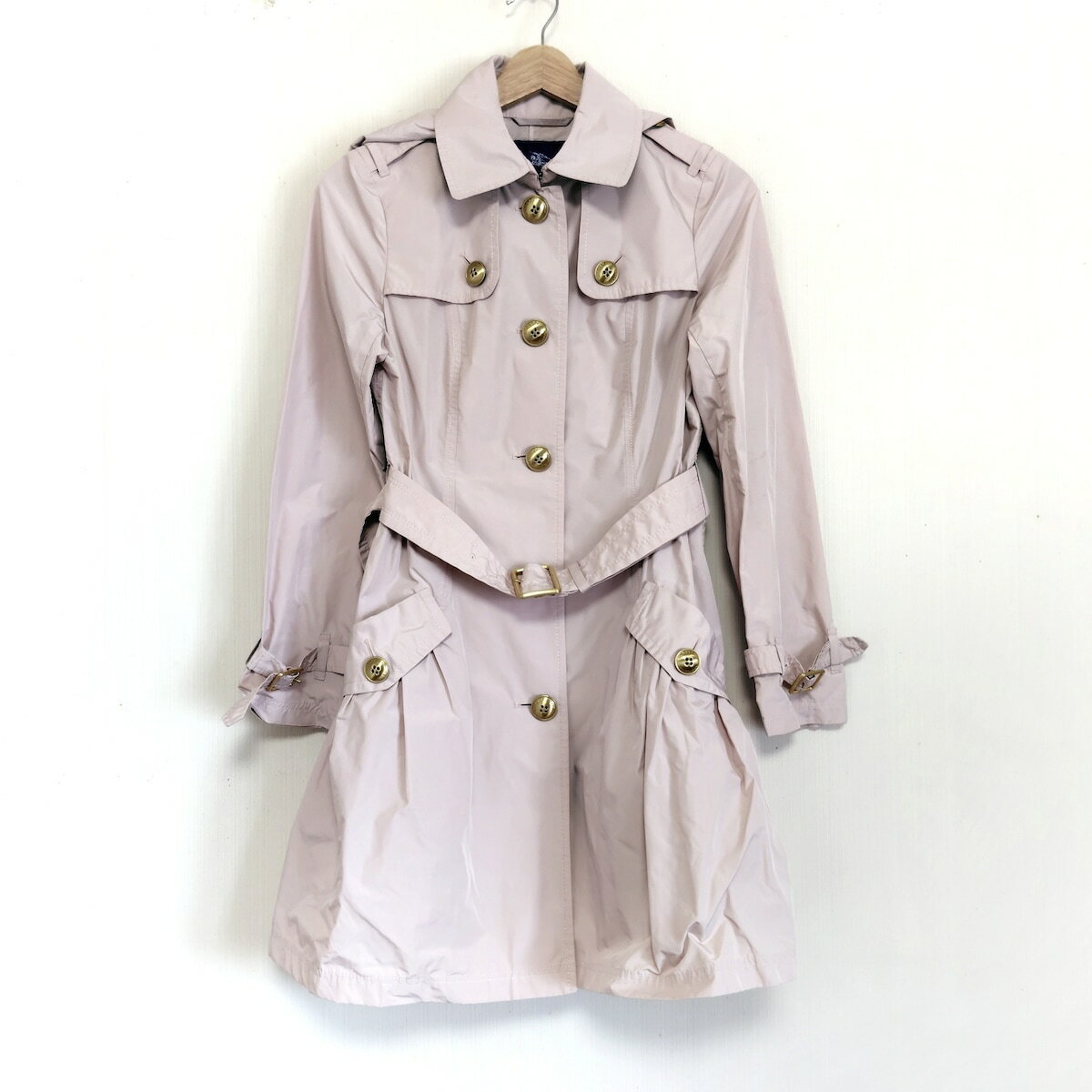 BURBERRY London サイズL ピンク ダッフルコート　ジャケット BURBERRY LONDON バーバリーロンドン 新タグ ダッフルコート