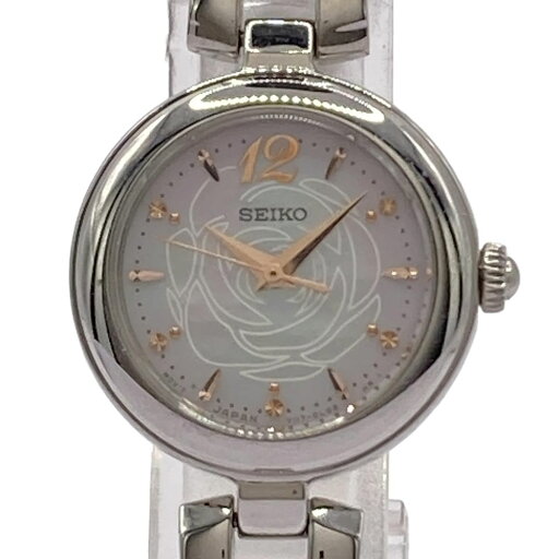 【新着】【中古】SEIKO(セイコー) 腕時計 花柄/LIMITED EDITION ライトグレー 【新着】【中古】SEIKO(セイコー) 腕時計 花柄/LIMITED EDITION ライトグレー