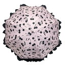 【中古】ThinkBee(シンクビー) 傘 サクランボ ライトピンク×黒