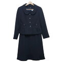 【中古】COURREGES(クレージュ) ワンピーススーツ ダークネイビー