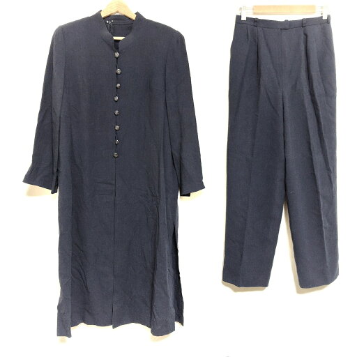 【中古】Leilian(レリアン) レディースパンツセットアップ 3点セット/ワンピースセット ネイビー 【中古】Leilian(レリアン) レディースパンツセットアップ 3点セット/ワンピースセット ネイビー