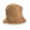 【中古】UGG(アグ) ハット ブラウン ムートン