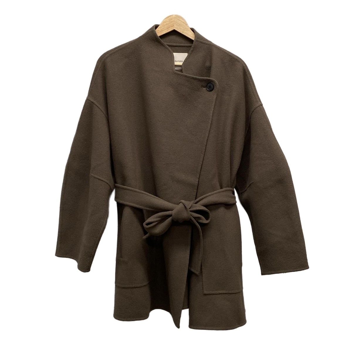 【新着】【中古】AEWENMATOPH(イウエンマトフ) コート 長袖/冬 グレーベージュ