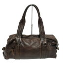 【中古】genten(ゲンテン) ショルダーバッグ ダークブラウン レザー(4)
