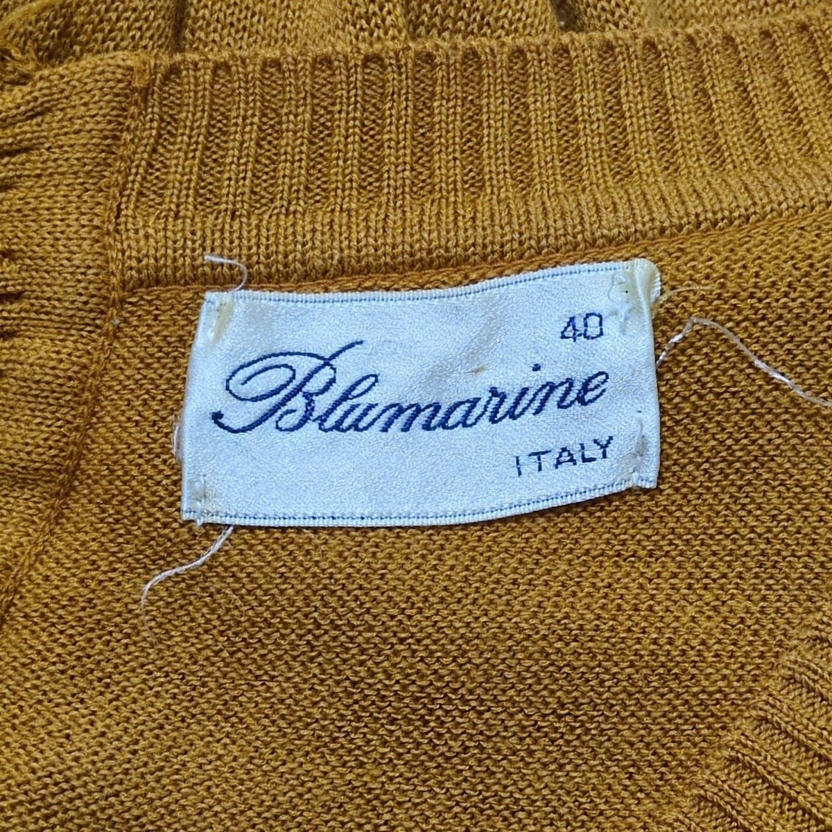 【中古】BLUMARINE(ブルマリン) ワンピース 半袖/ロング/ドット柄/ゾウ ブラウン