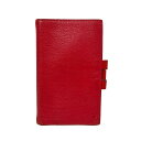 【中古】HERMES(エルメス) ヴィジョン 手帳 ローズショッキング