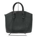 【新着】【中古】FURLA(フルラ) ミアステラ トートバッグ 黒 レザー