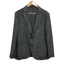 【中古】MACKINTOSH PHILOSOPHY(マッキントッシュフィロソフィー) ジャケット 長袖/春/秋 ダークグレー×マルチ