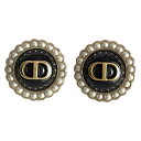 【新着】【中古】DIOR/ChristianDior(ディオール/クリスチャンディオール) ピアス パール ゴールド×黒×白(4)