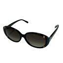 【中古】FERRAGAMO/SalvatoreFerragamo(サルバトーレフェラガモ) サングラス ストライプ ダークグレー×黒×マルチ