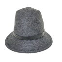 【新着】【中古】Burberry Blue Label(バーバリーブルーレーベル) ハット ダークグレー ウール、カシミヤ(4)