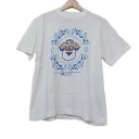 【中古】CAPTAIN SANTA(キャプテンサンタ) 半袖Tシャツ クルーネック 白 コットン、コットン
